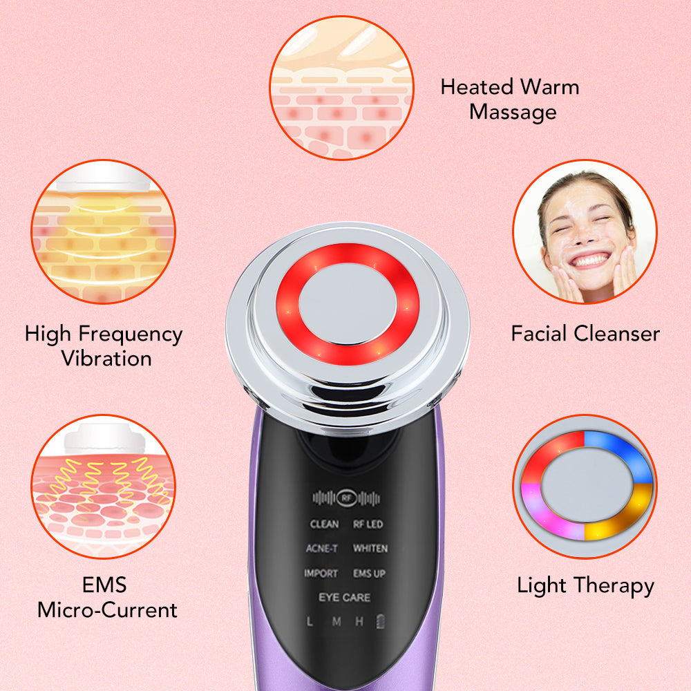Achieve youthful and radiant skin with our 7-in-1 Face Lift Device