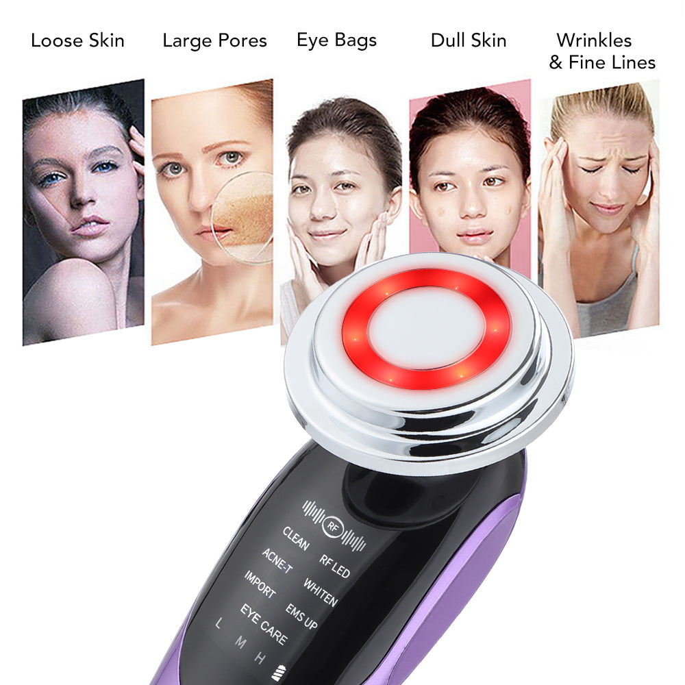 Achieve youthful and radiant skin with our 7-in-1 Face Lift Device