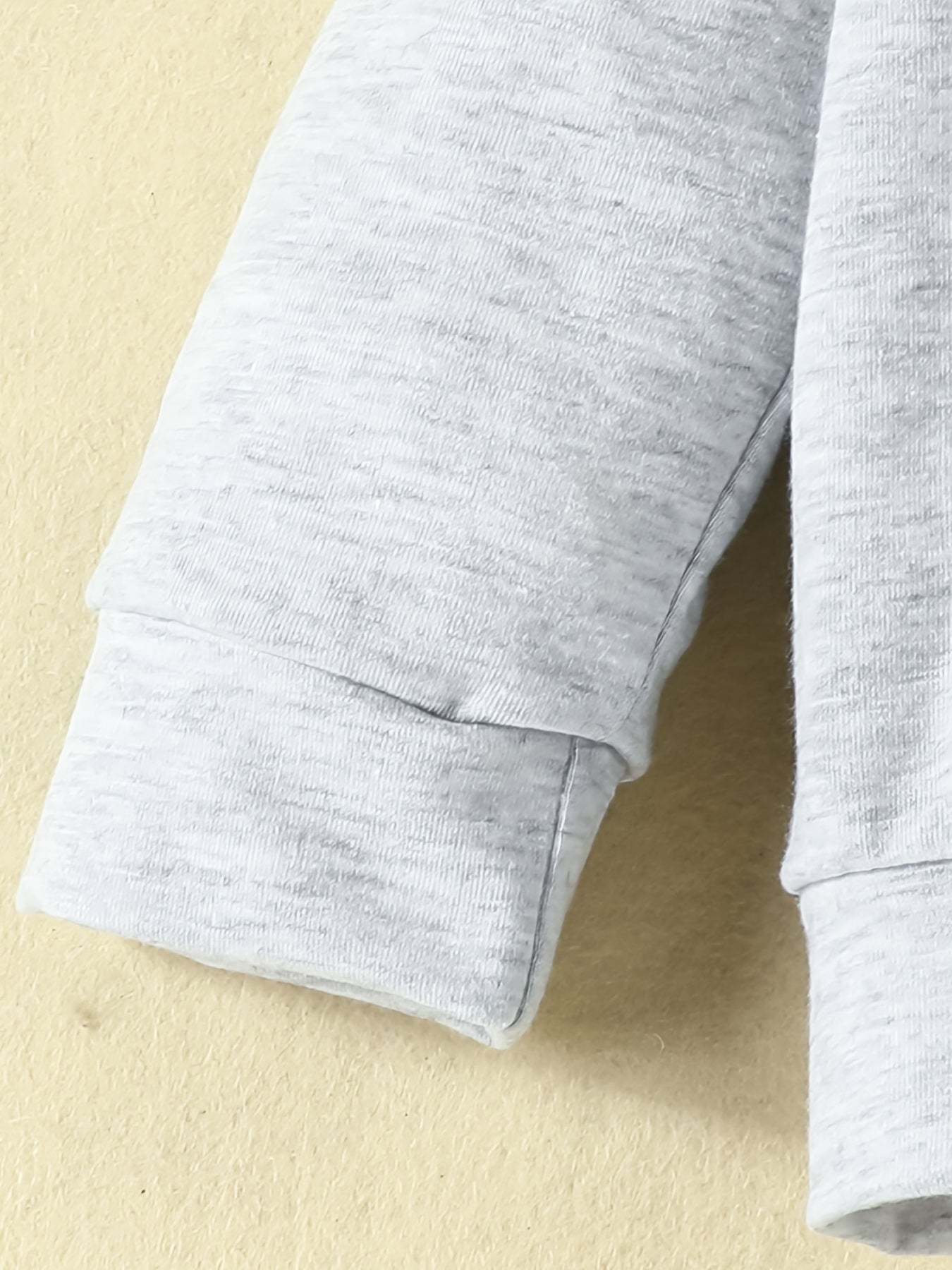 Letter Print Hooded Sweatshirt and Sweatpants Set for Baby Boys