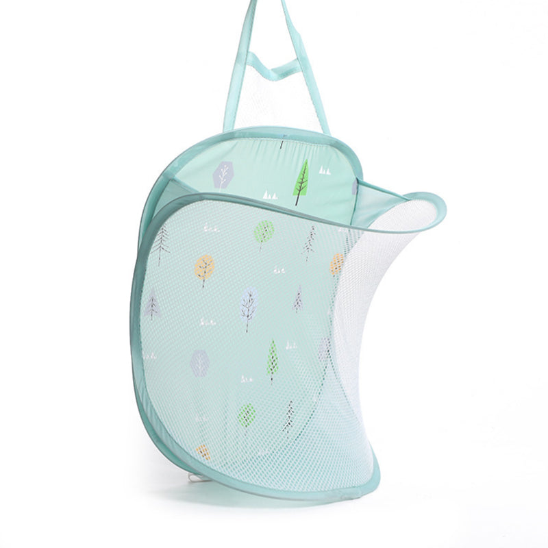 1pc Folding Wall Mounted Dirty Clothes Basket