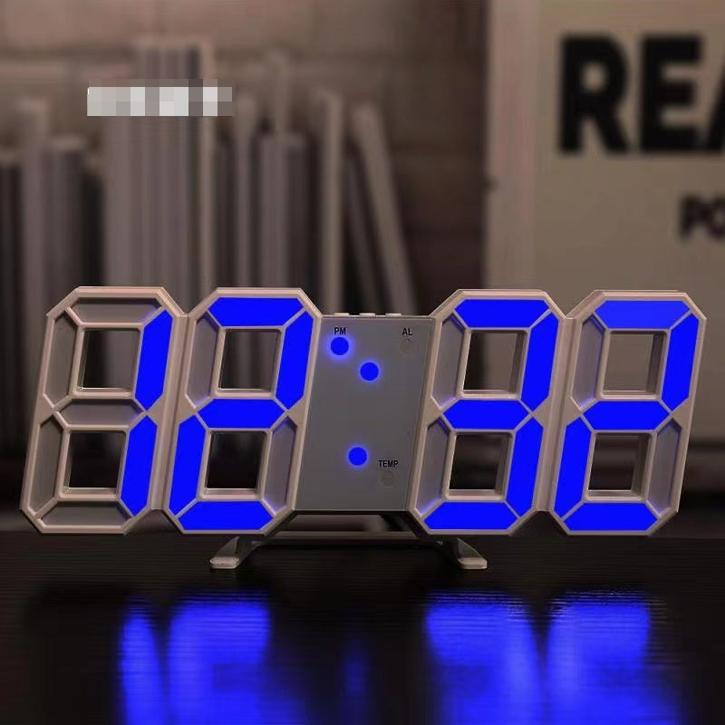 3D LED Digital Clock for Home Decoration