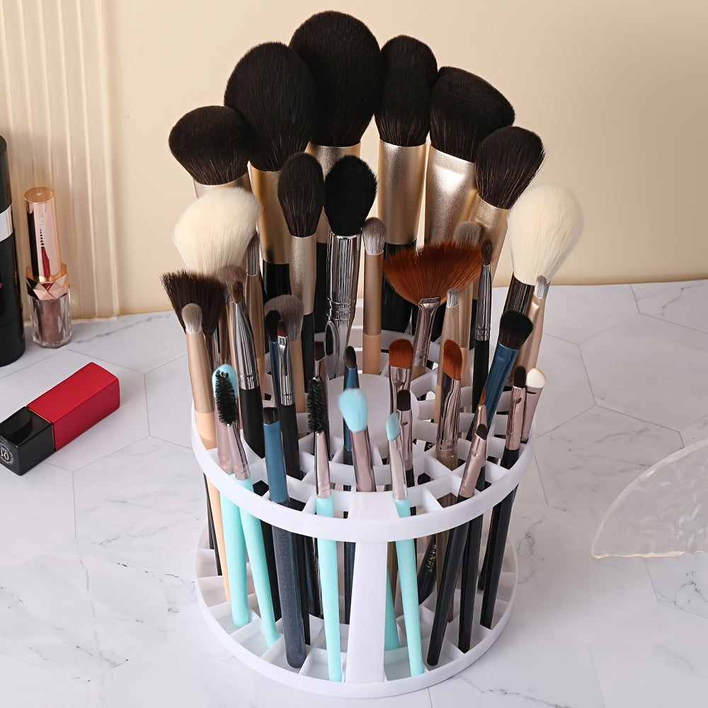 Makeup Brush Storage Rack: Lightweight and Stylish Display Stand for Organizing Eyebrow Pencils, Cosmetic Brushes, and More
