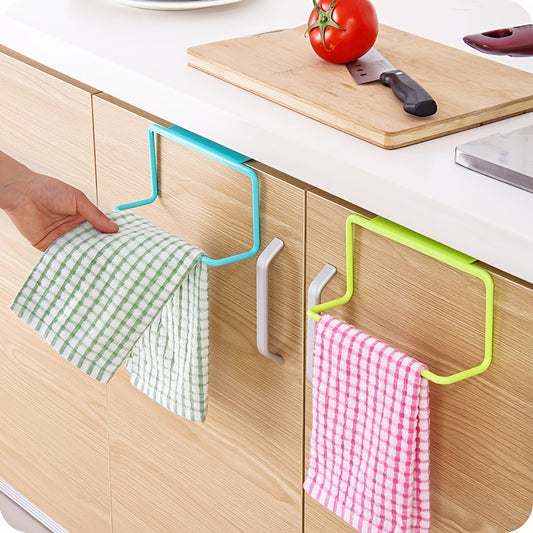 Over-the-Cabinet Kitchen Dish Towel Bar - Space-Saving Storage Solution