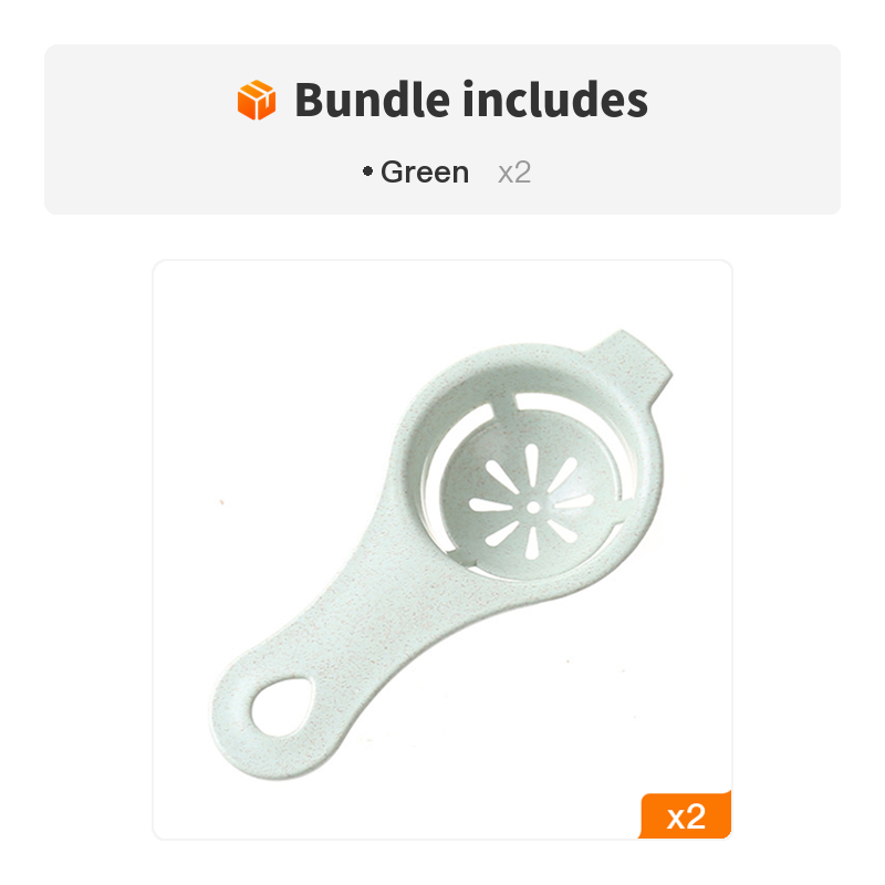 1pc Egg Separator, White Egg And Yolk Egg Separator, Baking Tool
