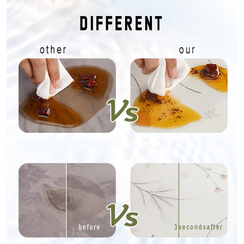 1pc Kitchen Drying Mat, Kitchen Counter Mat, Dish Drying Mat, Foldable Kitchen Drying Mat, Non-Slip Heat Insulation Mat