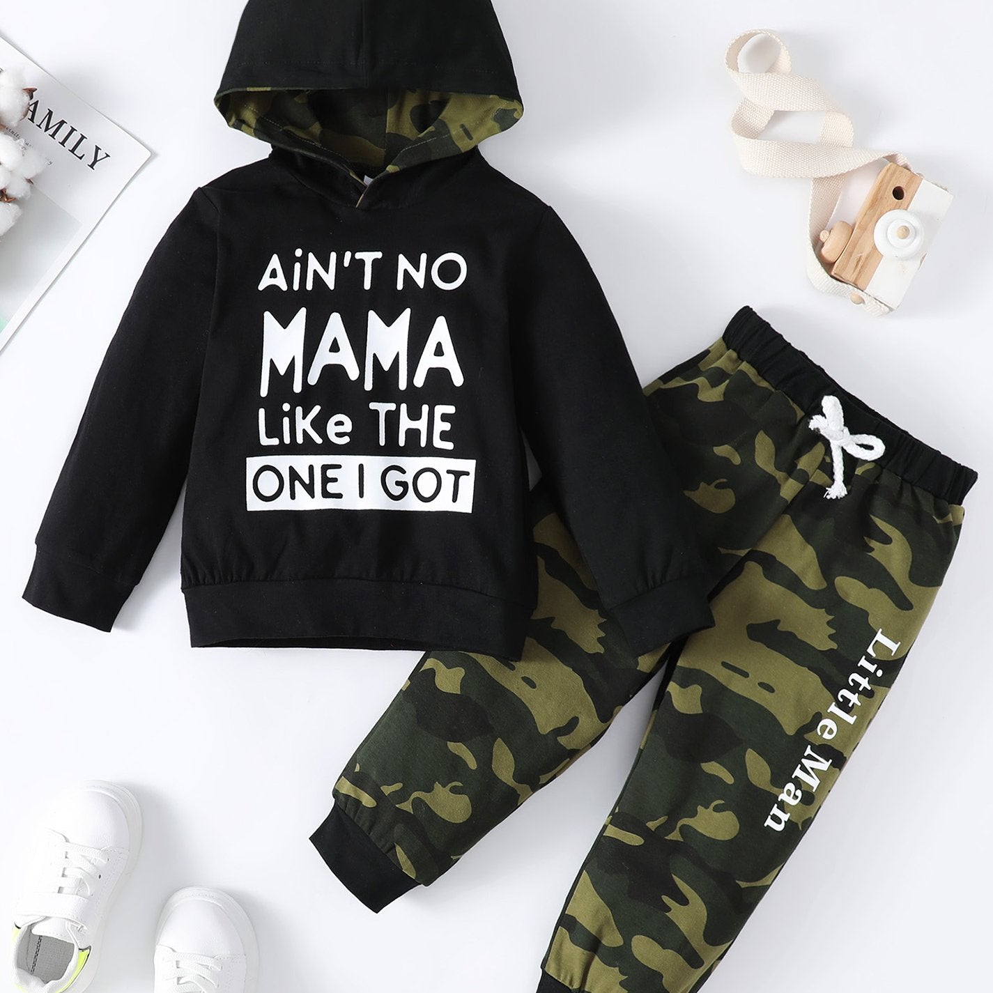 Boys' Hooded Sweatshirt & Sweatpant Set