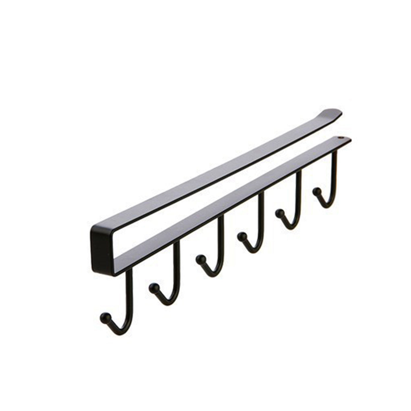 1pc Kitchen Kitchenware Hooks, Multifunctional Hanging Cup Holder, Household Punch Free Wall Mounted Cabinet Hook 10.4in/2.7in