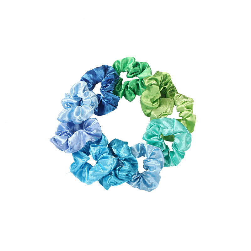 60pcs Hair Scrunchies, Satin Imitation Silk Scrunchies For Hair, Curly Hair Accessories For Women, Hair Bands Scrunchy Hair Ties Ropes Scrunchie For Women Girls Hair Accessories Scrunchies Thanksgiving Christmas Gift