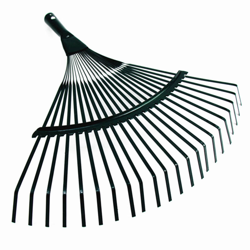 1pc Lawn Rake Leaf Scoop Rakes, Stainless Steel Adjustable Broom, Relieve Fatigue Portable Garden Tools Easy To Clean Grass Rake, 15.8"x16.5"
