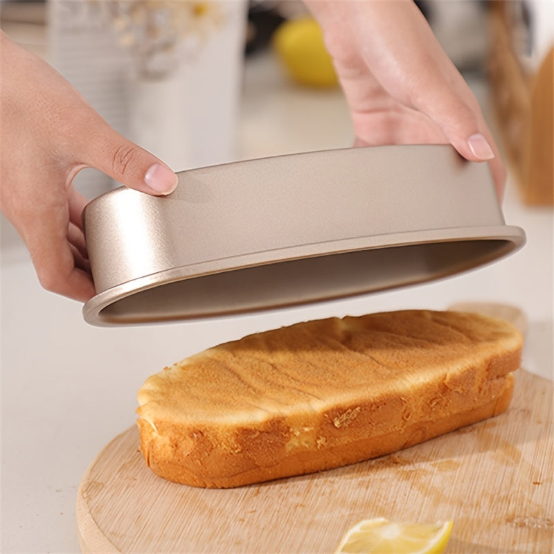 1pc Oval Cake Mould Baking Tray, Baking Pan