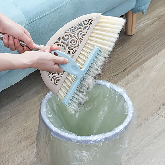 1pc Household Broom Hair Removal Comb, Removal Cleaning Tool For Clean The Hair And Dust On The Broom Bathroom, Sewer Hair Collectors, 6.69x6.61inch