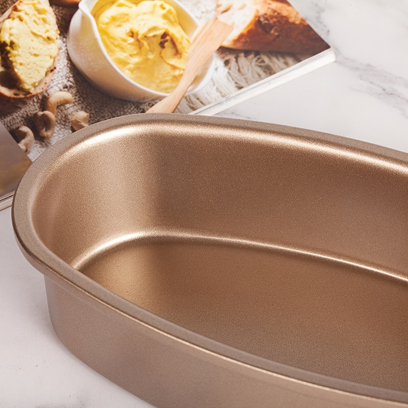 1pc Oval Cake Mould Baking Tray, Baking Pan