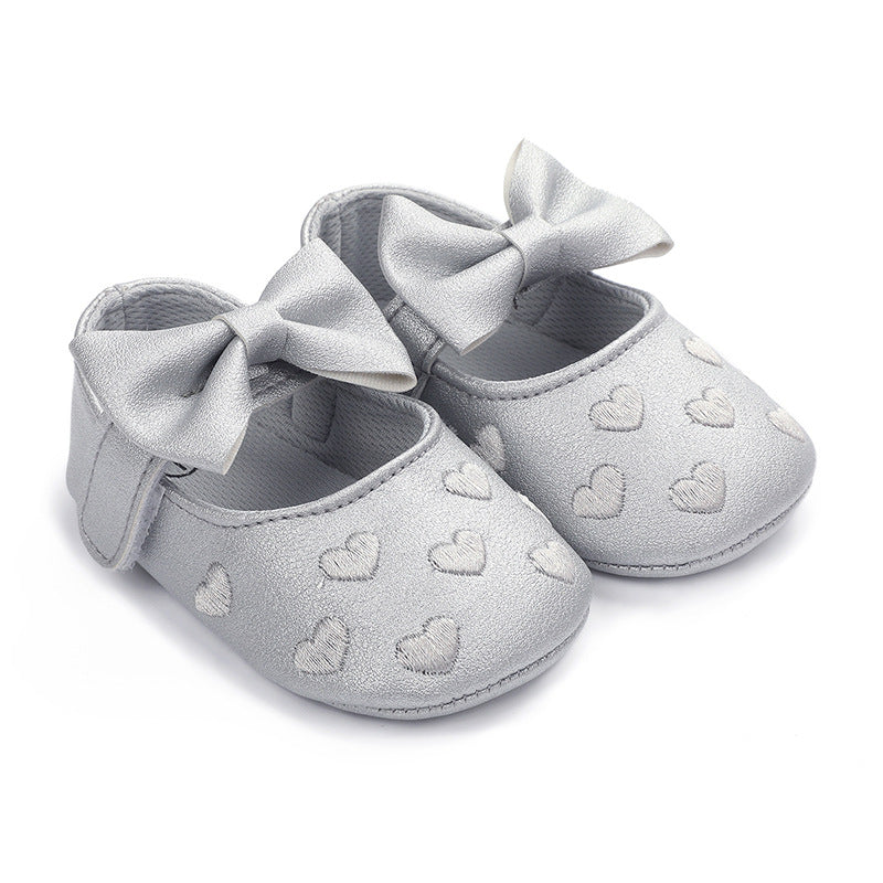Infant Baby Girls Soft-Soled Anti-Slip Prewalker Shoes