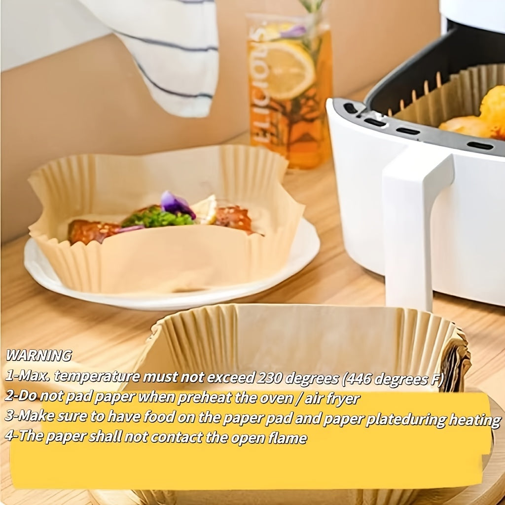 50PCS Air Fryer Disposable Paper Liners