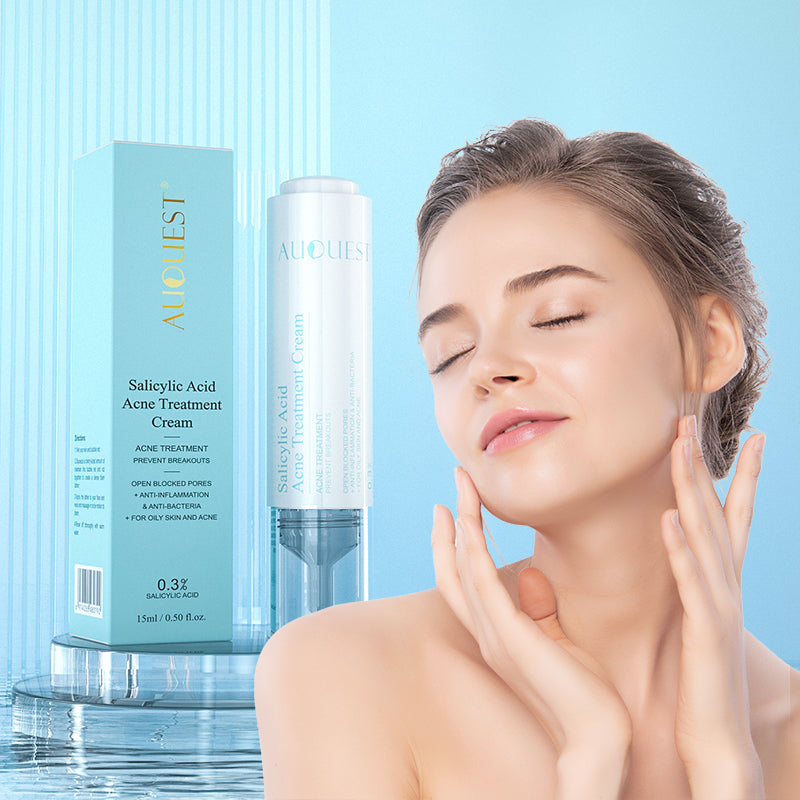 Achieve clear and bright skin with Auquest Acne Treatment Cream,