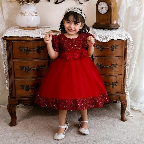 Sparkling Floral Elegance: Sequined Flower Vestidos for a Memorable Occasion