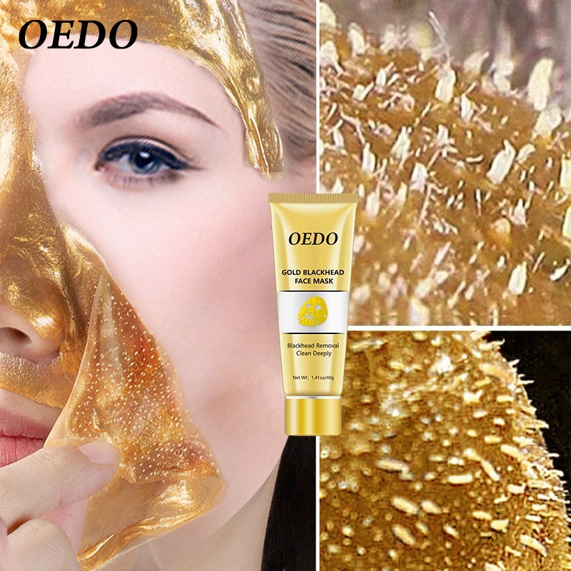 Gold Infused Blackhead Removing Peel-Off Mask for Pore Minimization and Smooth Skin