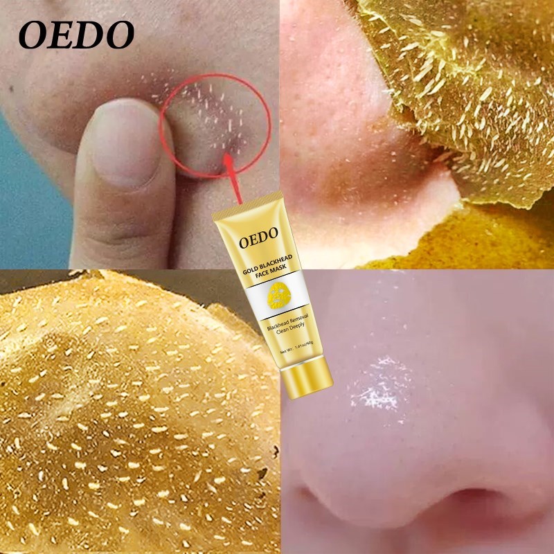Gold Infused Blackhead Removing Peel-Off Mask for Pore Minimization and Smooth Skin