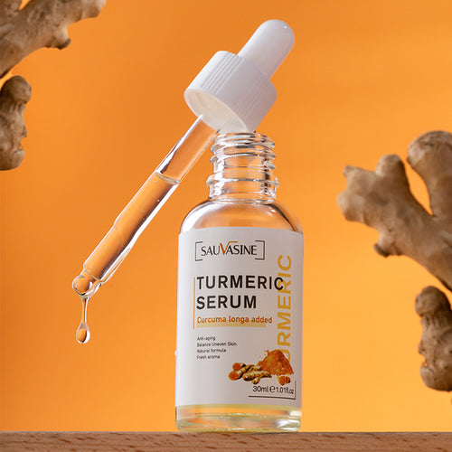 "Radiant Skin Glow Oil: Turmeric and Lemon Oil Lighten Dark Patches and Acne Scars"
