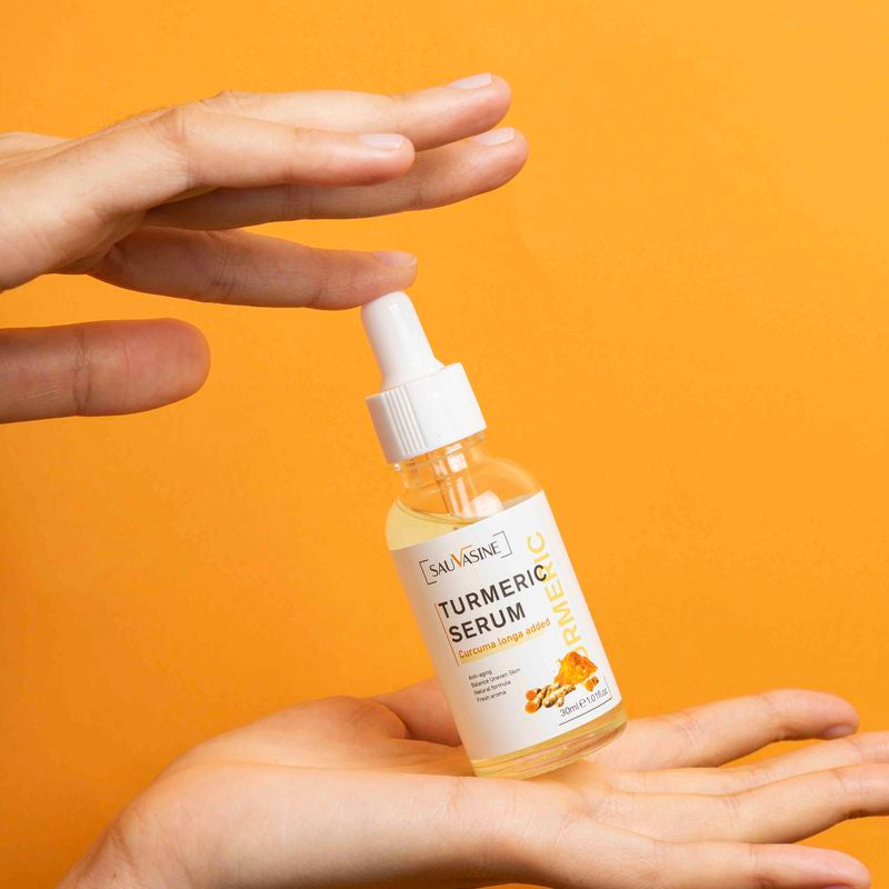 "Radiant Skin Glow Oil: Turmeric and Lemon Oil Lighten Dark Patches and Acne Scars"