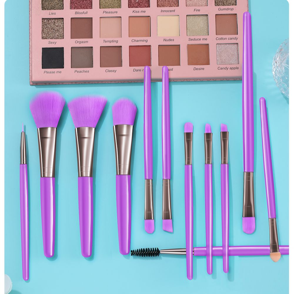Xinyan Professional Blue Makeup Brush Set