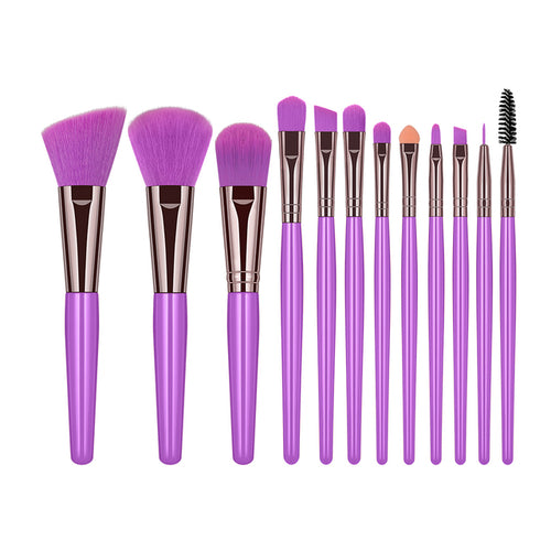 Xinyan Professional Blue Makeup Brush Set