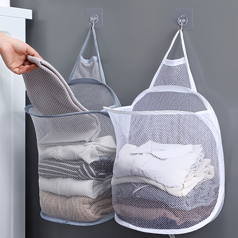 1pc Folding Wall Mounted Dirty Clothes Basket