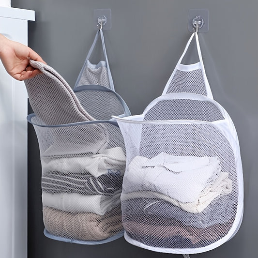 1pc Folding Wall Mounted Dirty Clothes Basket