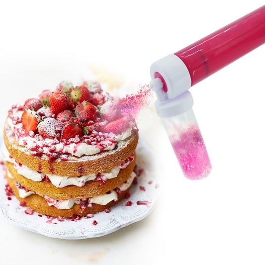1pc Manual Cake Spray Gun, Mousse Cake Top Coloring Powder Sprayer, Cake Sprayer, Baking Decoration Mold
