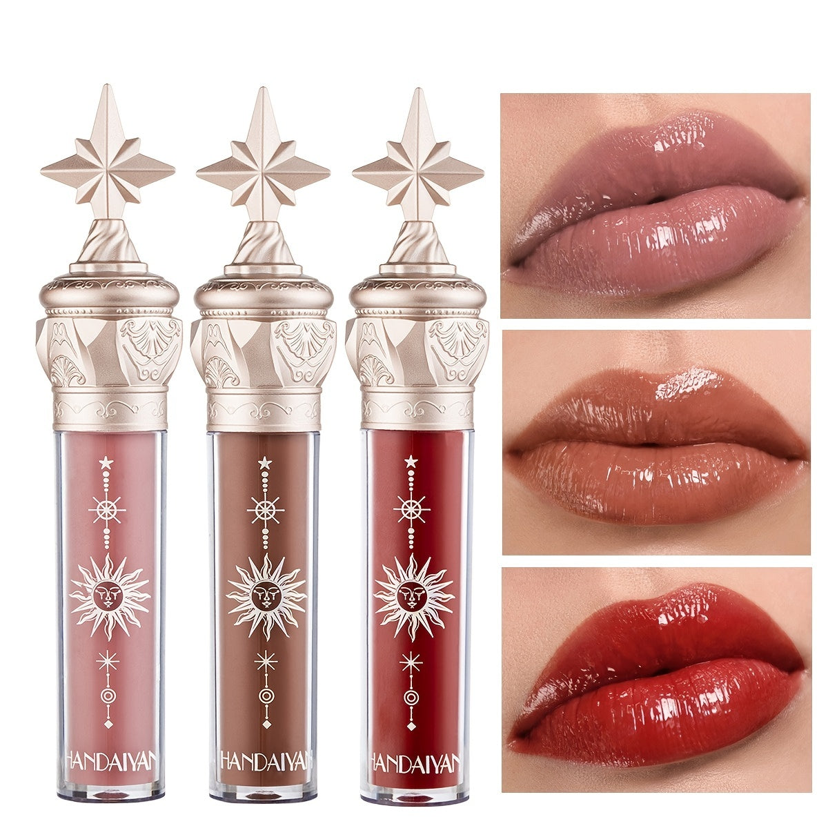 SHINY STAR Moisturizing Long-Lasting Mirror Lip Glaze Lipstick
