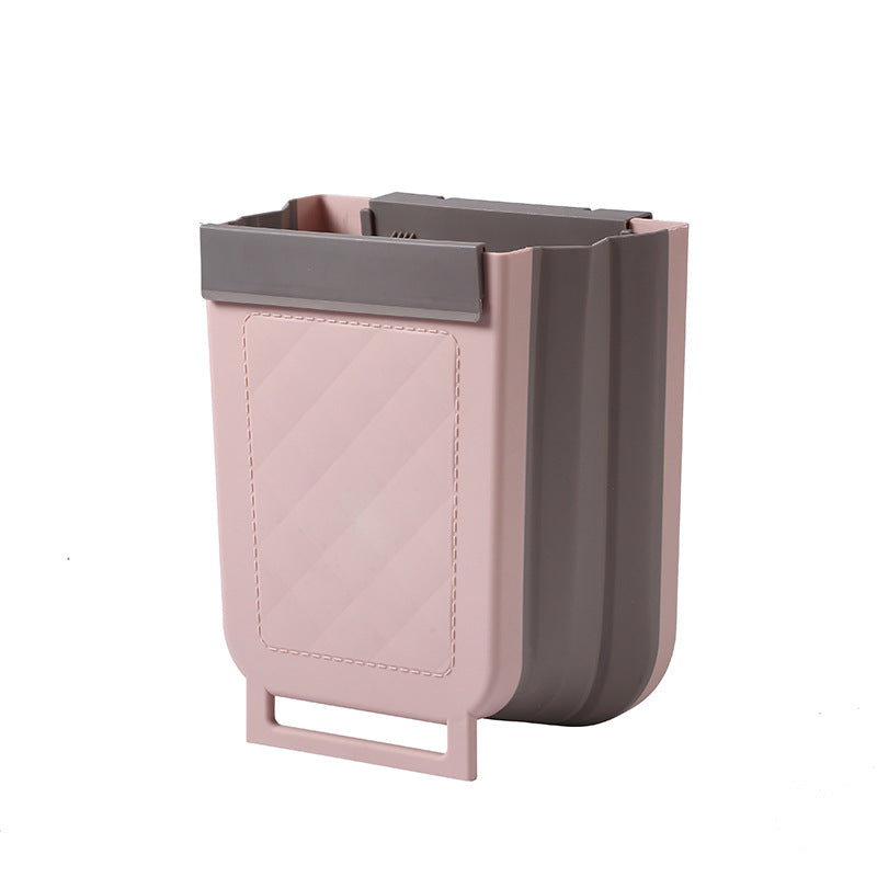 1pc Garbage Can Hanging Household Foldable Cabinet Door Classification Multifunctional Garbage Can In Kitchen