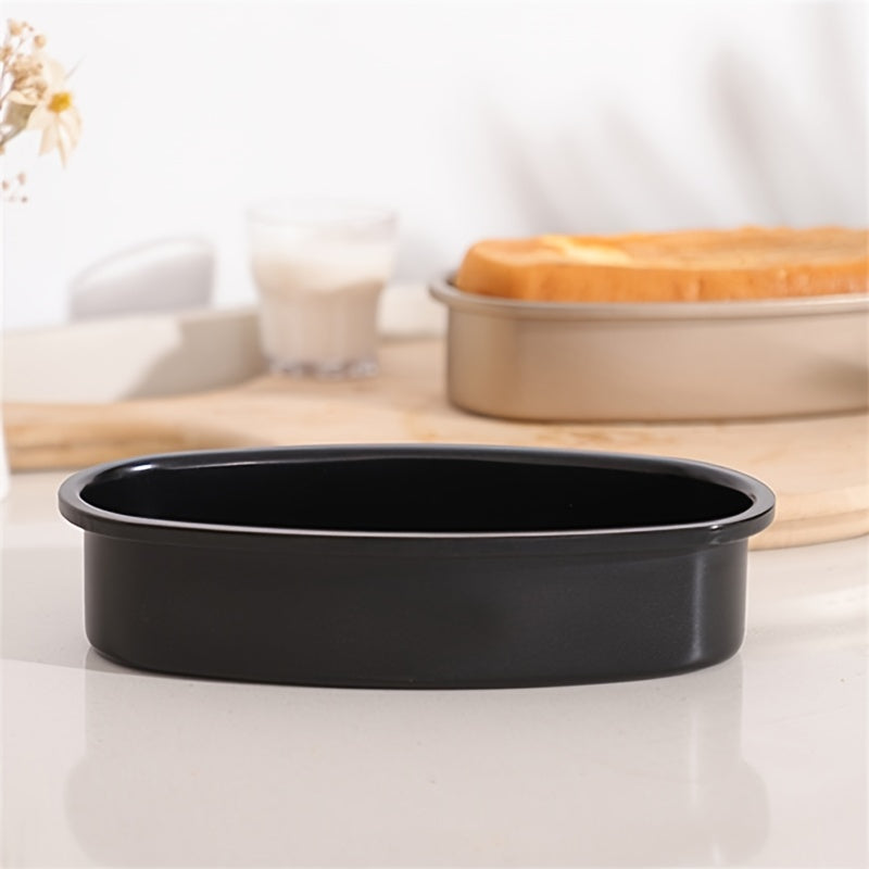 1pc Oval Cake Mould Baking Tray, Baking Pan