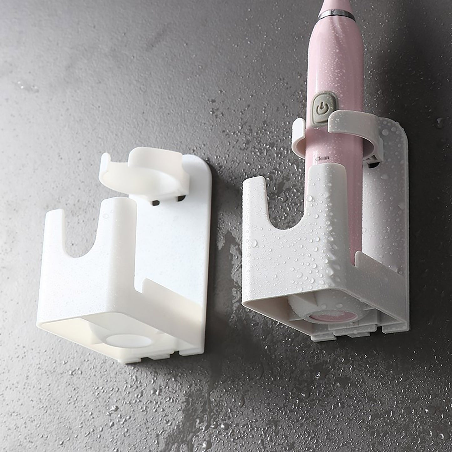 1pc Electric Toothbrush Holder, No-Punch Wall Mount, Suction Wall Type, Bathroom Rack, Bathroom Toothbrush Storage Rack, Toothbrush Storage, 1.81*2.6*3.94 Inches/4.6*6.6*10cm