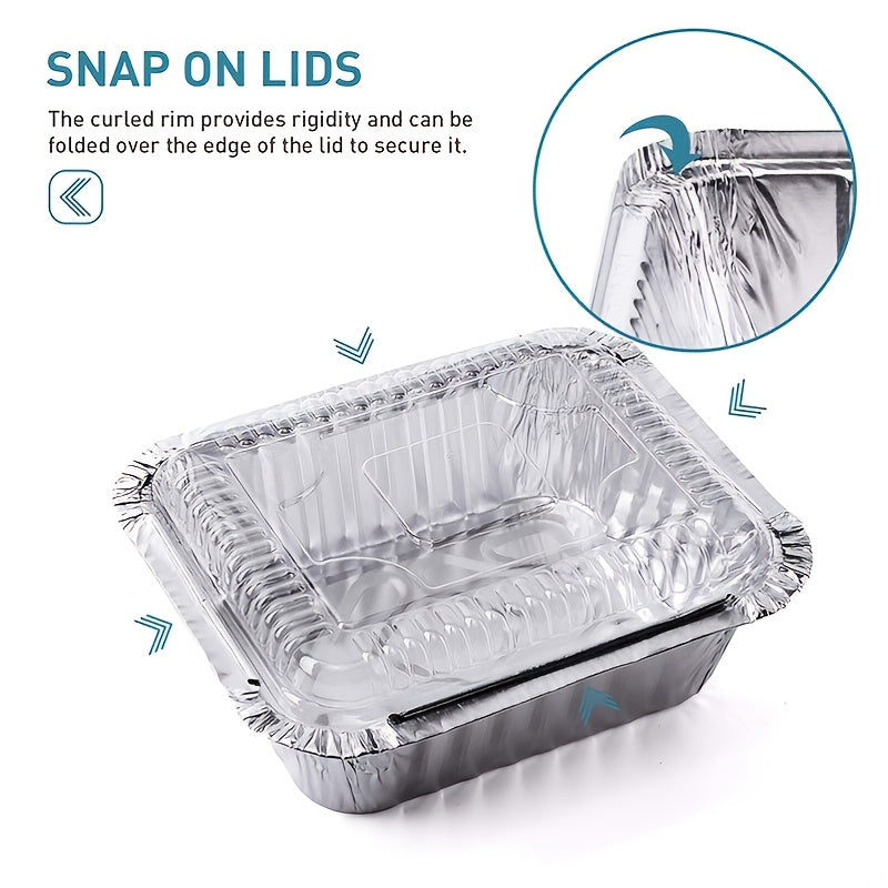20/50 Piece Disposable Foil Baking Pan Set