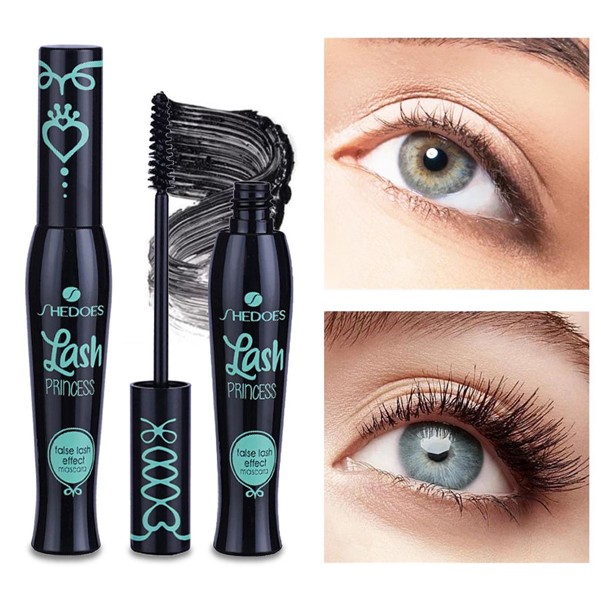 False Lash Effect Mascara Bundle: False Lash Waterproof Mascara, Sculpted Volume Mascara & Lash Princess Curl Mascara