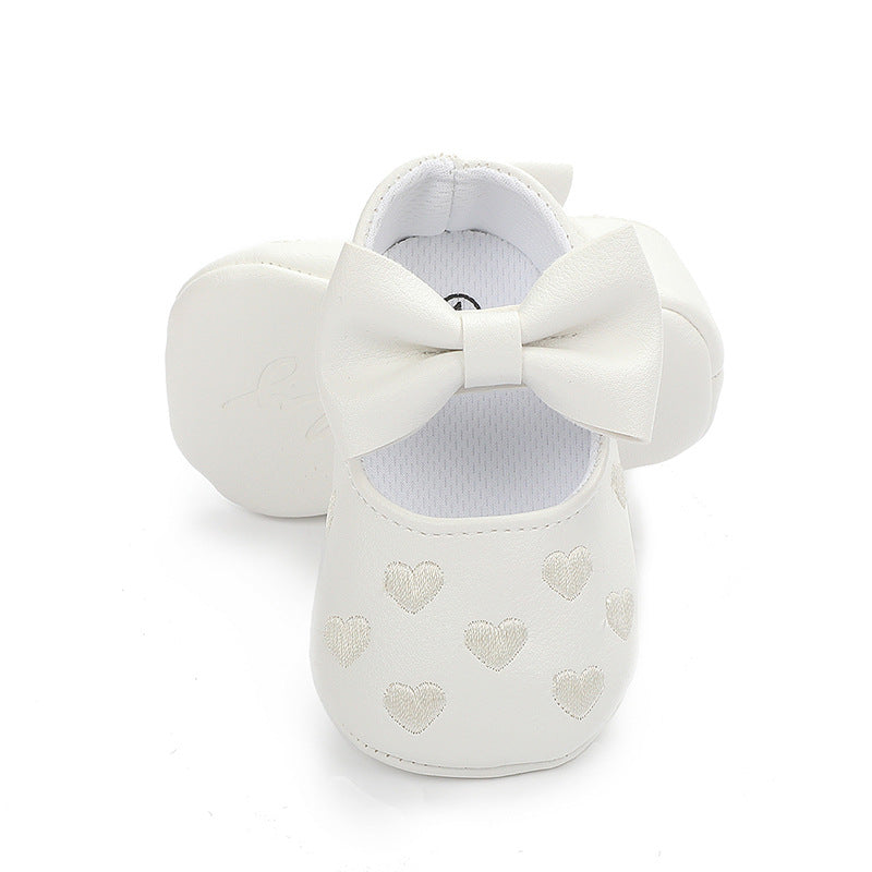 Infant Baby Girls Soft-Soled Anti-Slip Prewalker Shoes