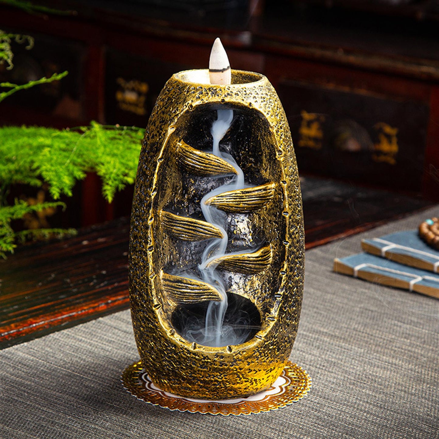 Resin Backflow Incense Burner - Waterfall Incense Holder