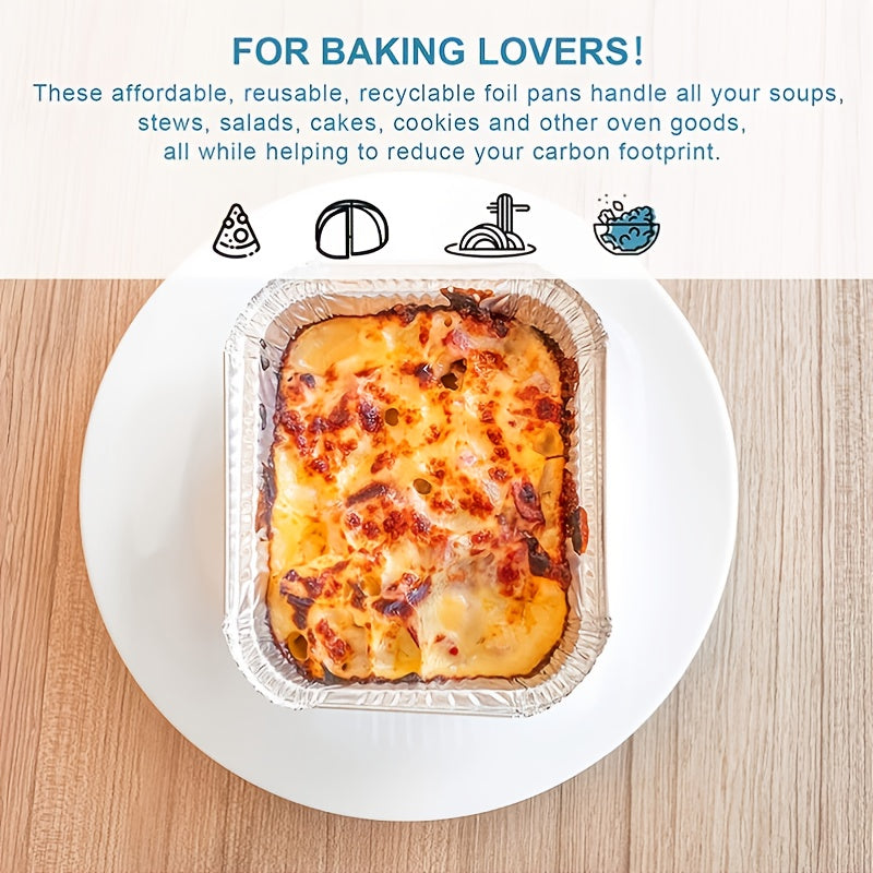 20/50 Piece Disposable Foil Baking Pan Set