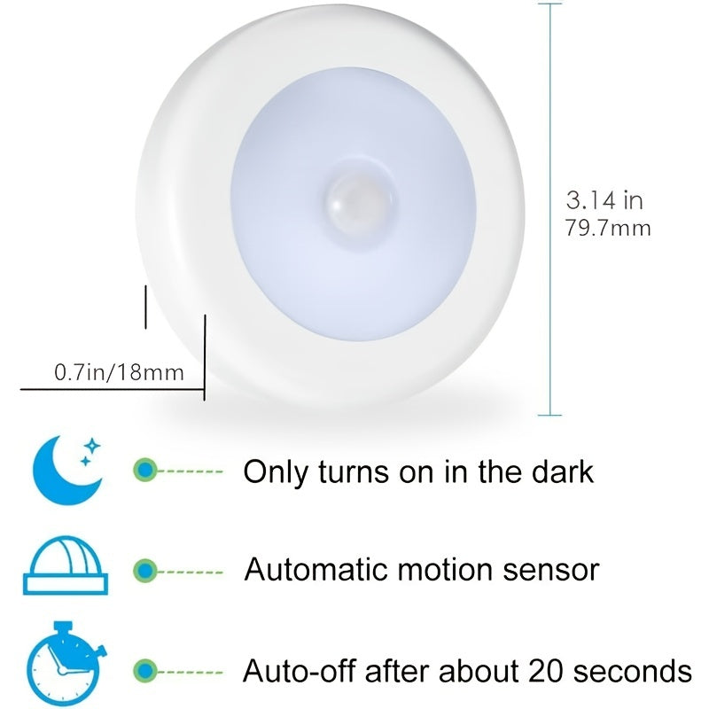 6-Piece Motion Sensor LED Night Lights