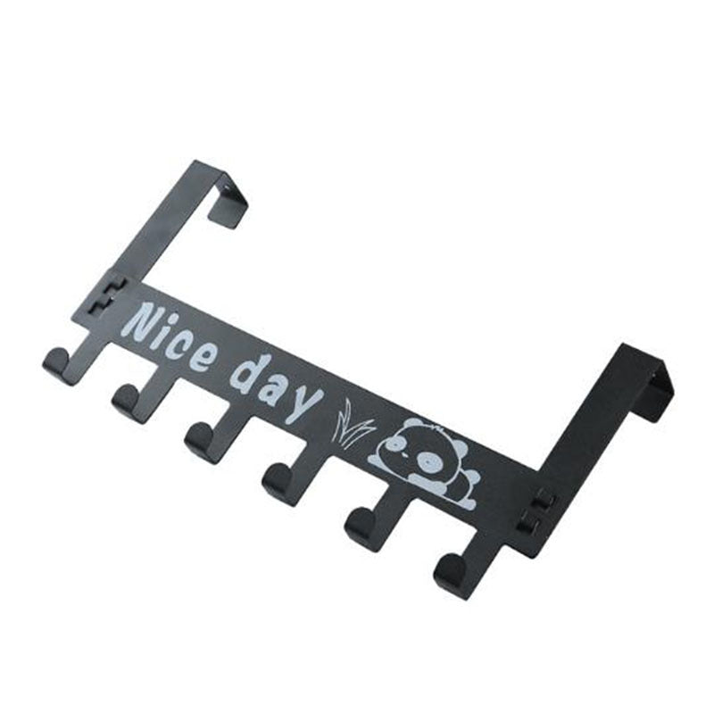 1pc Over The Door Hook Hanger, Heavy-Duty Hook, Hanging Clothes, Coat, Bag, Robe, Towel, Bathroom, Closet, 10-Hook 14.18*6.89in