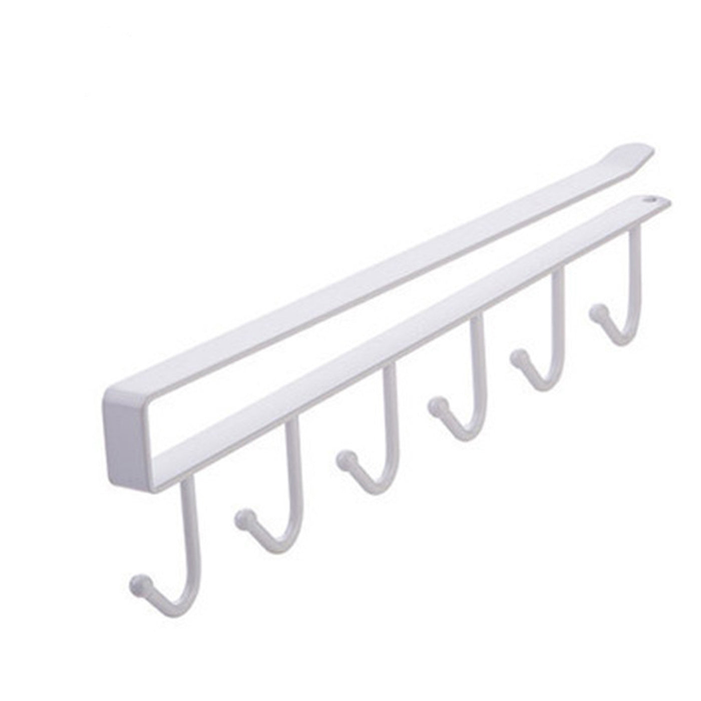 1pc Kitchen Kitchenware Hooks, Multifunctional Hanging Cup Holder, Household Punch Free Wall Mounted Cabinet Hook 10.4in/2.7in