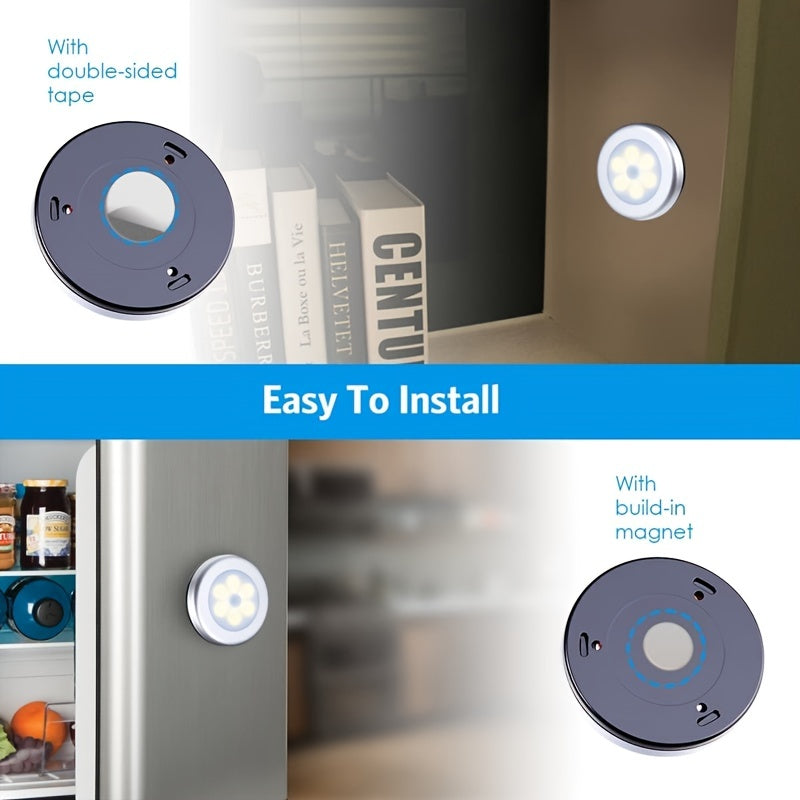 6-Piece Motion Sensor LED Night Lights
