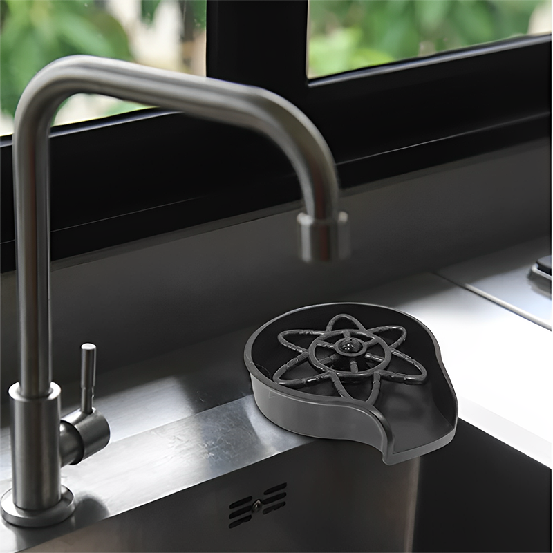 1pc Glass Rinser For Kitchen Sink, Bottle Cup Washer For Sink Attachment, Kitchen Bar Sink Cleaner, Bottle Washer, Kitchen Sink Automatic Flushing Device