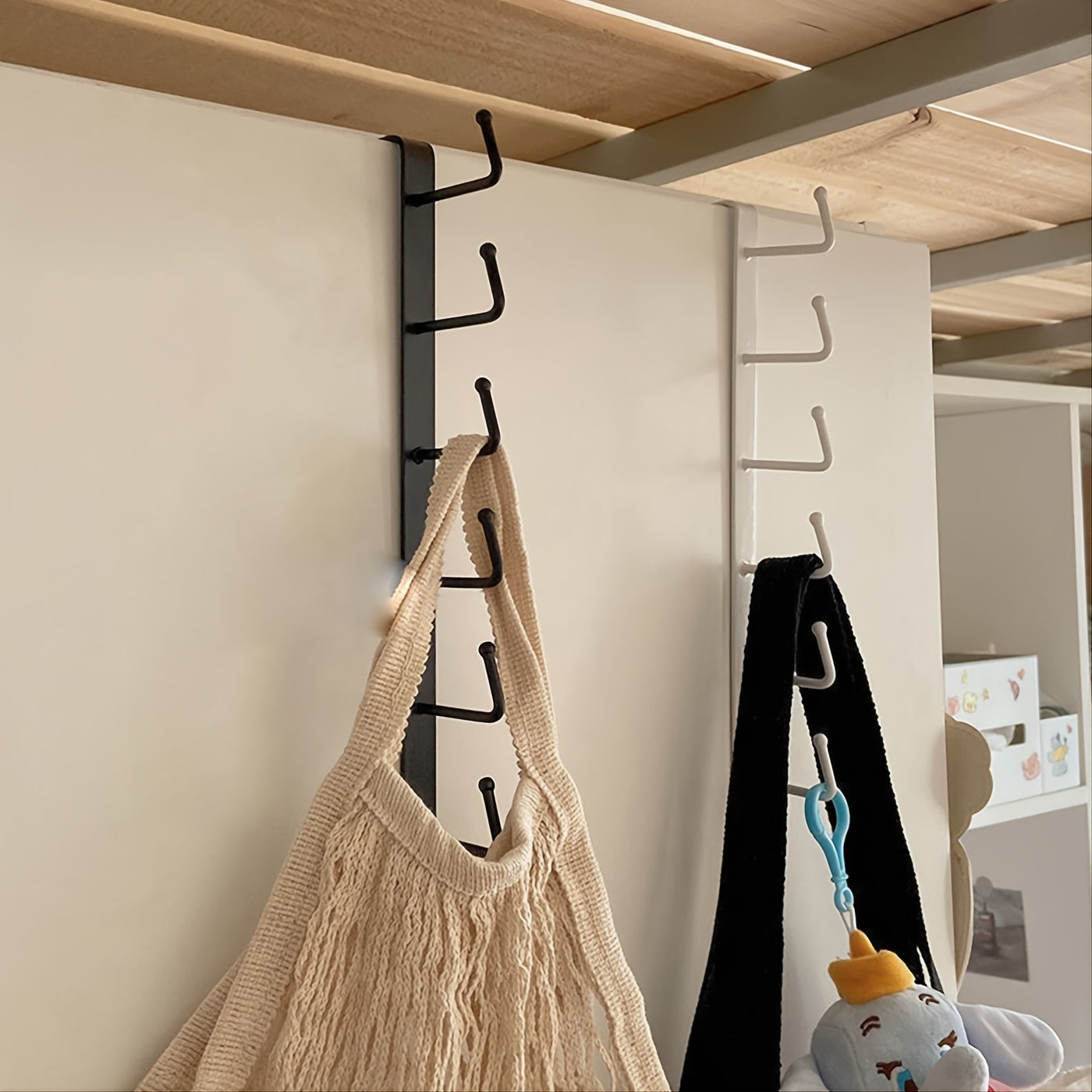 1pc Kitchen Kitchenware Hooks, Multifunctional Hanging Cup Holder, Household Punch Free Wall Mounted Cabinet Hook 10.4in/2.7in