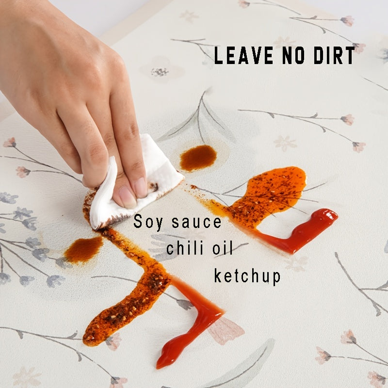 1pc Kitchen Drying Mat, Kitchen Counter Mat, Dish Drying Mat, Foldable Kitchen Drying Mat, Non-Slip Heat Insulation Mat