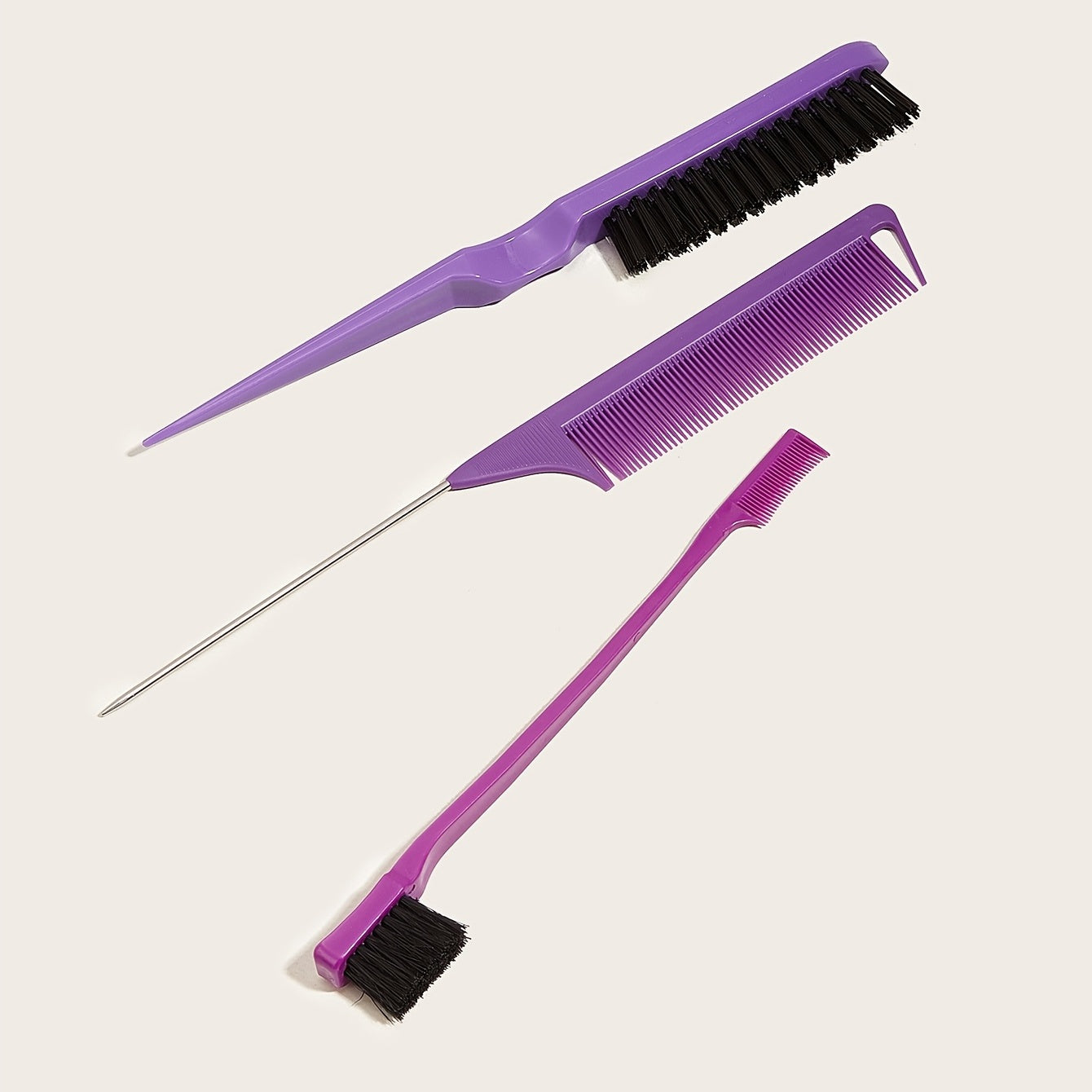 3 Piece Professional Hair Styling Comb Set