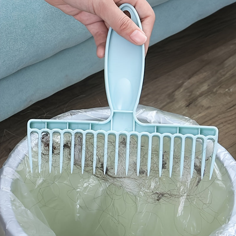 1pc Household Broom Hair Removal Comb, Removal Cleaning Tool For Clean The Hair And Dust On The Broom Bathroom, Sewer Hair Collectors, 6.69x6.61inch