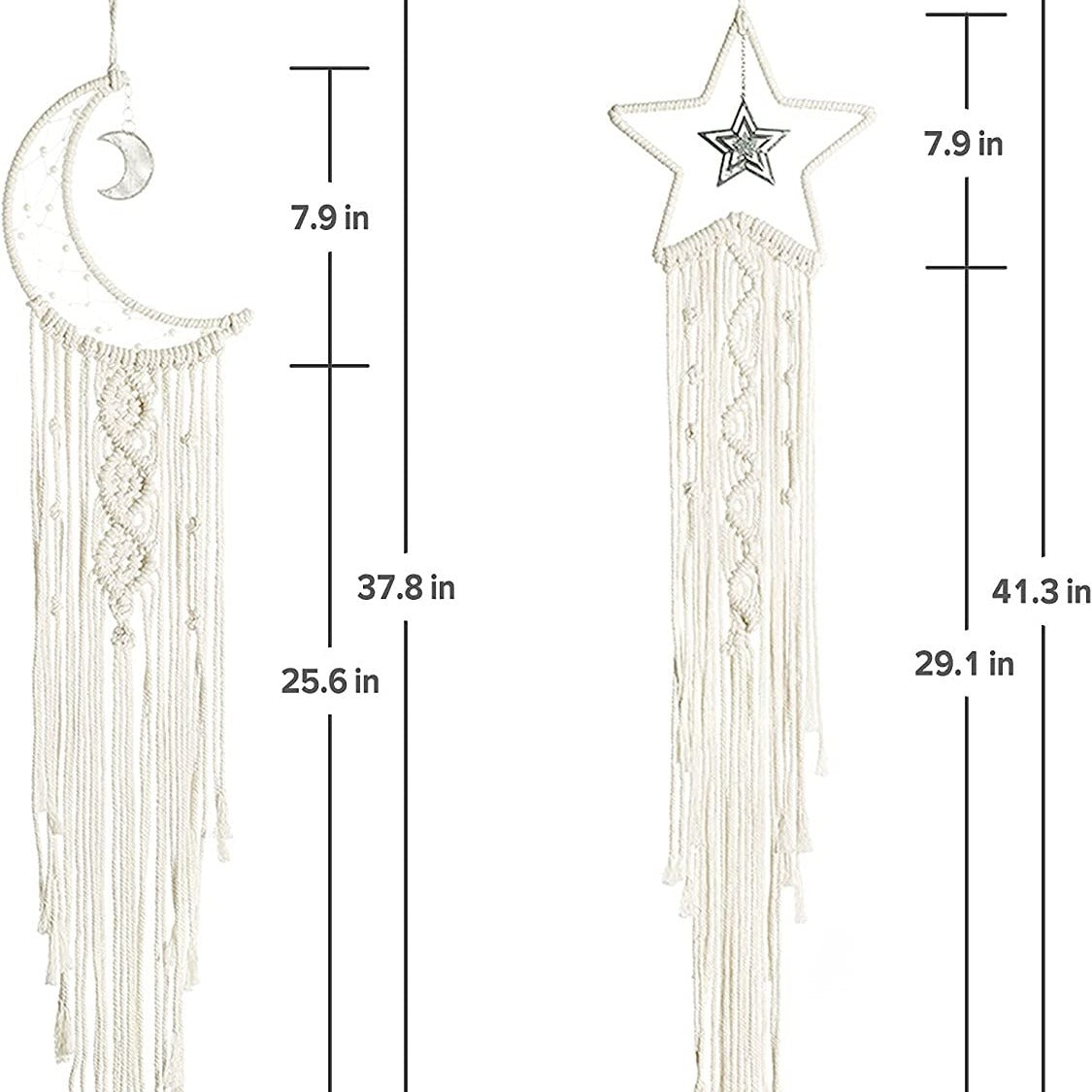 Moon Star Decor Dream Catcher - Creative Bohemian Wall Hanging
